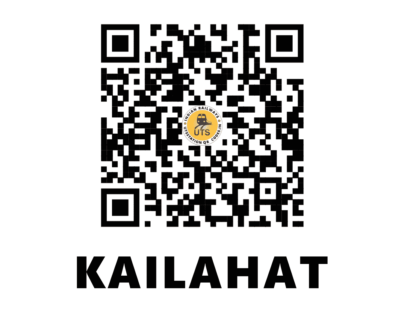 UTS QR Code for KAILAHAT - KYT - NC (UTTAR PRADESH)